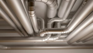 ductwork-of-commercial-HVAC-system